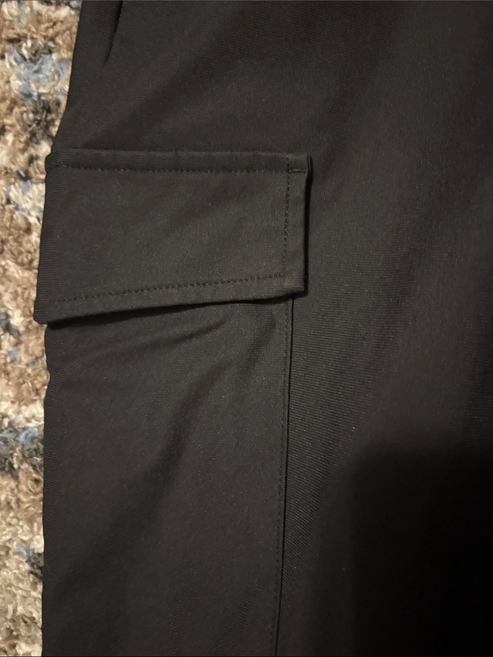 Men's Black Cargo Pants with FLX Performance Waistband